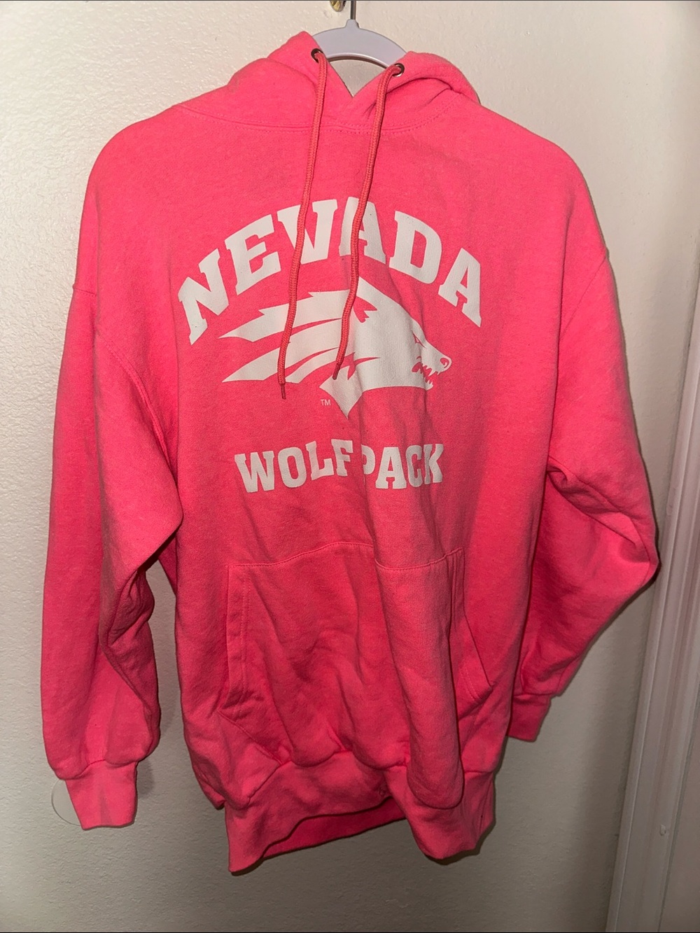 Nevada Wolfpack Pink Hooded Sweatshirt